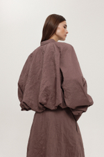 Рубашка из жатого хлопка