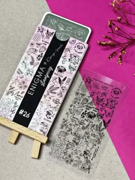 Пластина для стемпинга Enigmanic Stamping №026