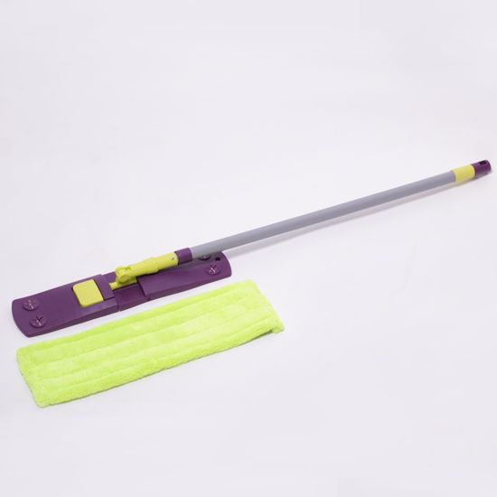 Полотер с основанием 40х10 см, насадкой из микрофибры и телескопической рукояткой 78-128 см Valsar