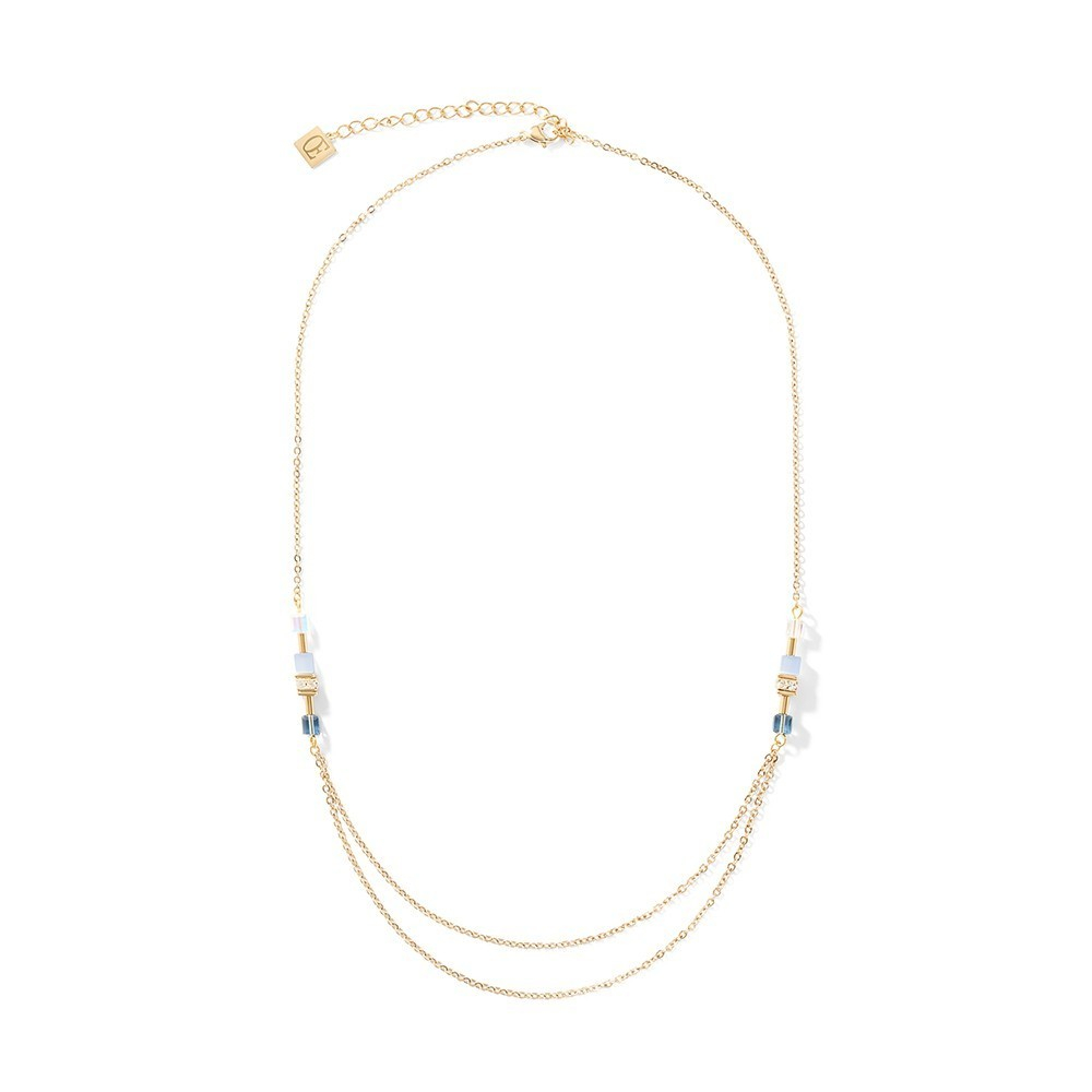 Колье Coeur de Lion Gold-Blue 5064/10-0716 цвет синий, золотой