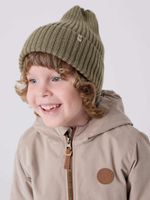 Шапка тыква из смесовой шерсти однослойная "Олива"