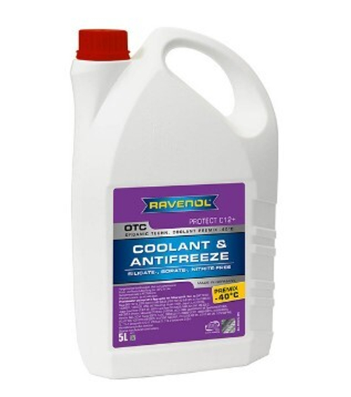 Антифриз Ravenol красно-лиловый готовый OTC Premix (-40°C) G012+ 5 кг