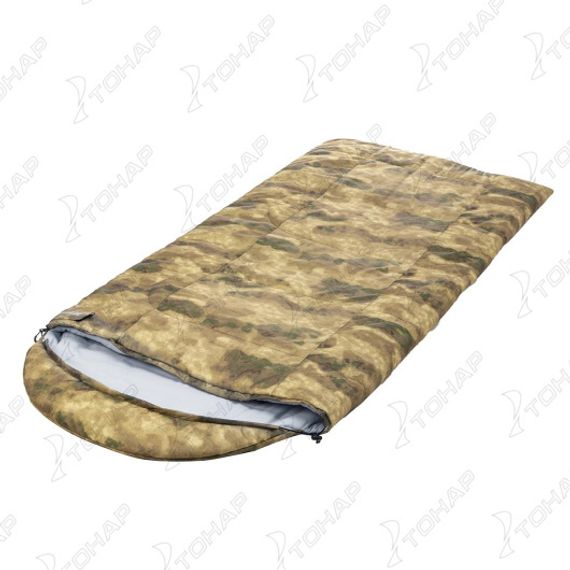 Спальный мешок TRAVEL EXTREME WIDE 300 (220х90) Stratex, КМФ Мох (N-SB-S300-220x90-M) NISUS