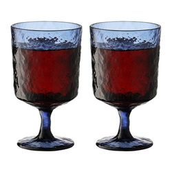 Набор бокалов из акрила Arctic для вина, 280 мл, синий, 4 шт.