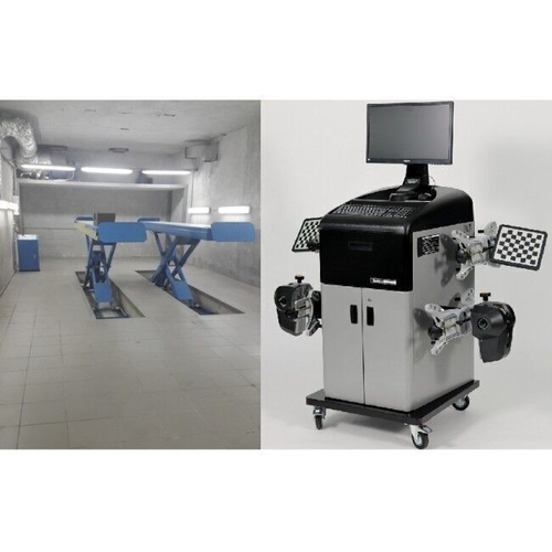 Комплект TS-1107 Ножничный, заглубляемый, для развала 3,5т+T6202 Стенд сход развал 3D