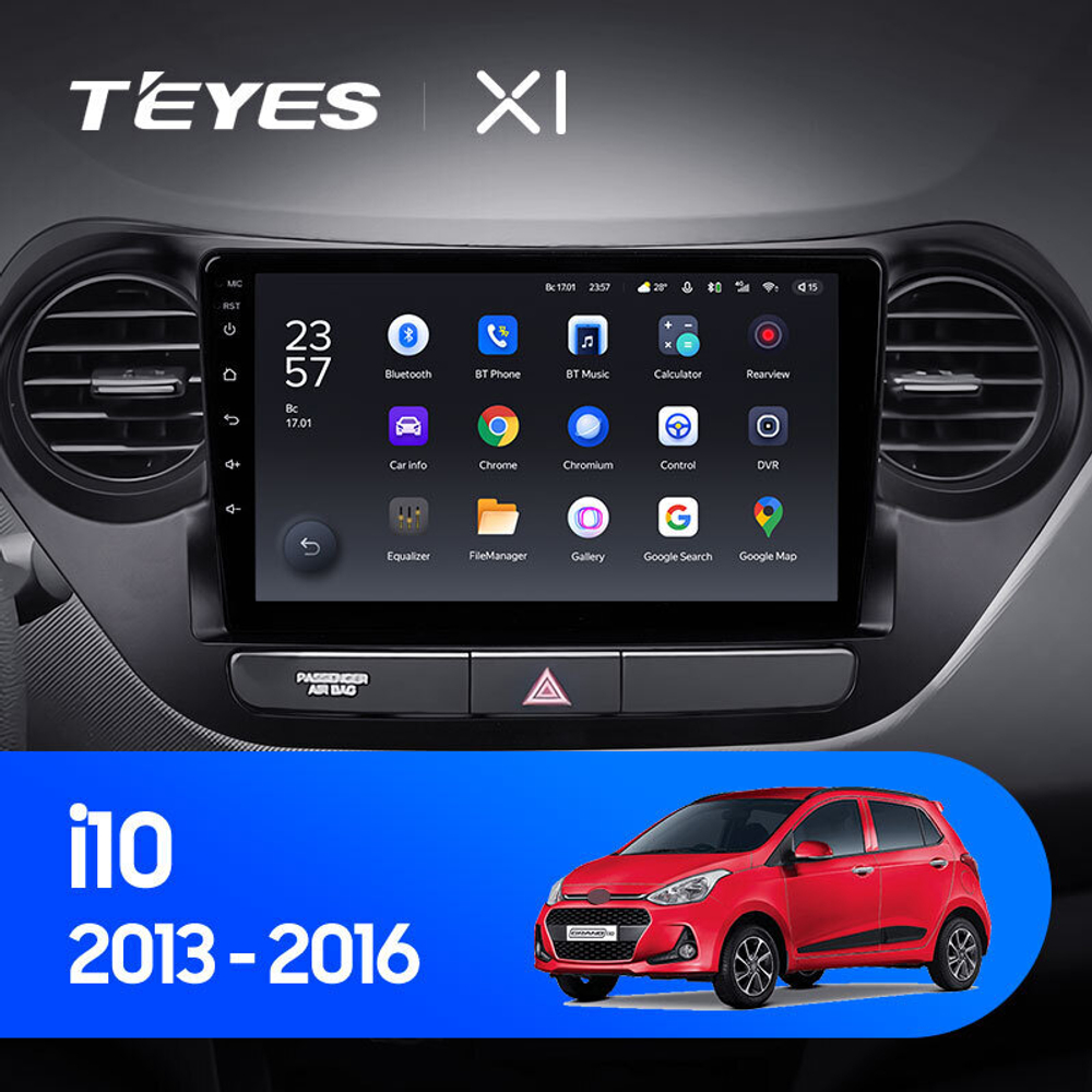 Teyes X1 9" для Hyundai i10 2013-2016