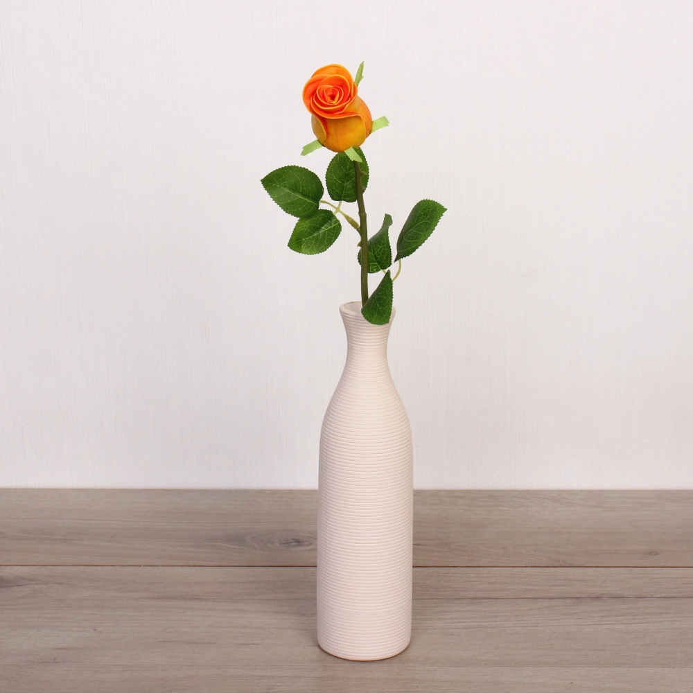 Цветок искусственный «Natur» 45см Роза персиковая