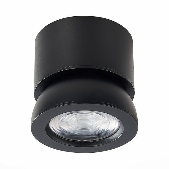 ST654.442.10 Светильник потолочный Черный LED 1*10W 4000K 850Lm Ra>90 38° IP20 D95xH96 180-240V Накладные светильники