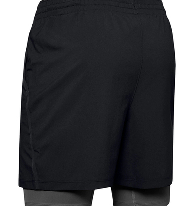 Мужские шорты теннисные Under Armour Qualifier 2in1 Short - black