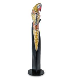 Decor and Gift 23-002-03 Статуэтка «Попугай» дерево+стекл.мозаика 80 см