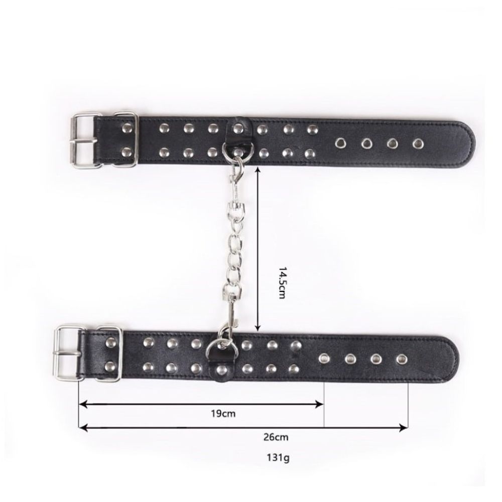 Наручники черные Romeo Rossi 9145