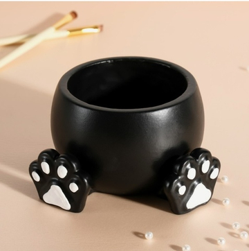 Предмет интерьера Кругляш с лапами, черный