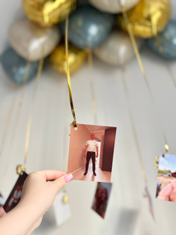 Сердца под потолок с фото №3865