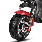 Электроскутер CityCoco WHITE SIBERIA BLACK SEA (RED) 5000W