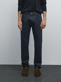 Massimo Dutti Джинсы Slim Fit, глубокий синий
