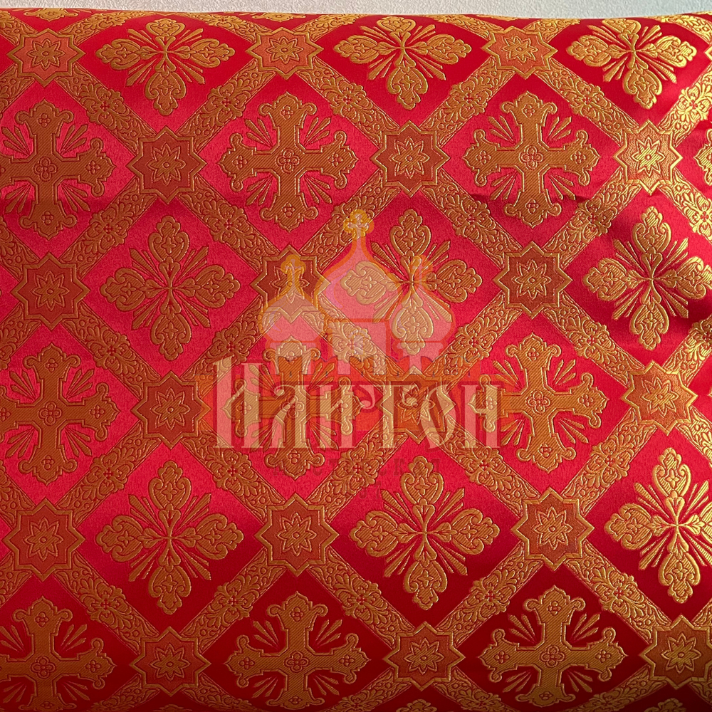 Парча "Канон" красная