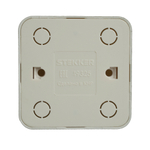 Розетка 1-местная б/з открытой установки, STEKKER, 250В, 10А, IP20, серия София, серебро, MST10-11-03 49325