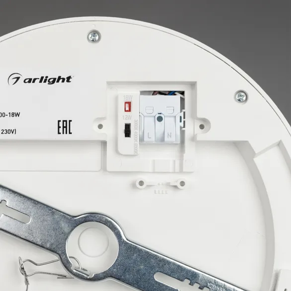 Светильник CL-FIOKK-R180-12W Day4000-MIX (WH, 120 deg, 230V) (Arlight, IP44 Пластик, 3 года) 034466