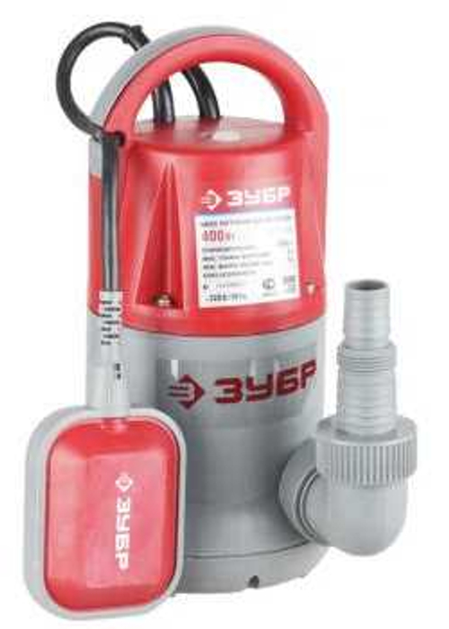 Насос погружной для чистой воды 400w, ЗУБР, ЗНПЧ-400