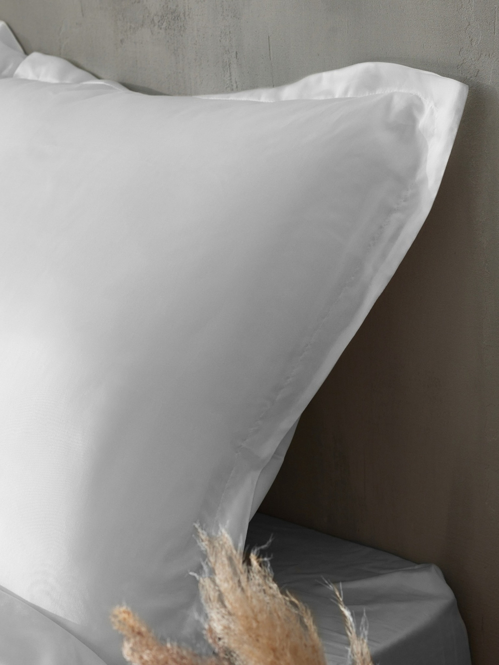 Наволочка SL Home Tencel 70*70+3 см , цв. белый