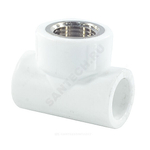 Тройник PP-R комбинированный белый Дн 25х1/2" ВР PRO VALFEX 10127125-PRO