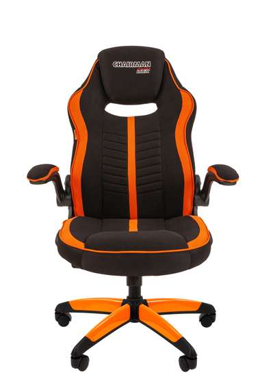 Кресло Chairman   game 19 Россия ткань черн./оранж. н.п.