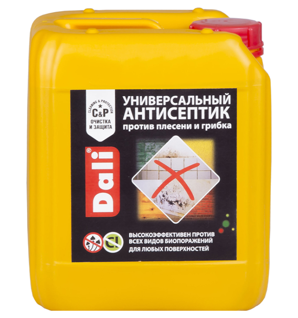 Универсальный антисептик против плесени и грибка Dali, 5 л