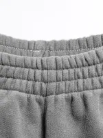 Шорты Hardlunch Logo меланж серые