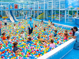 Сухой бассейн в детском центре: 10 игр, которые понравятся детям и увеличат загрузку зала