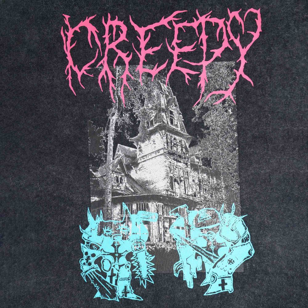 Футболка Creepy Clothing Крепость Черная