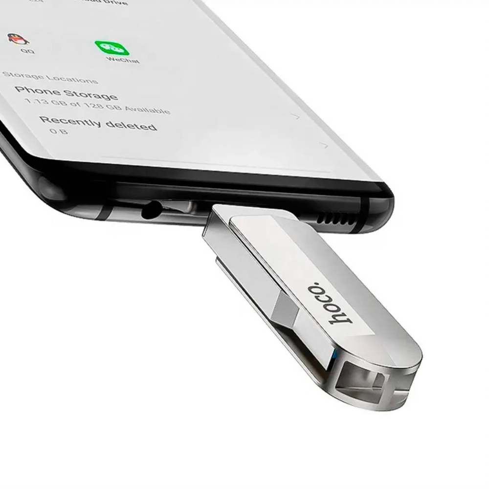 USB флеш-накопитель флешка hoco UD10 USB 3.0/Type-C 64 ГБ