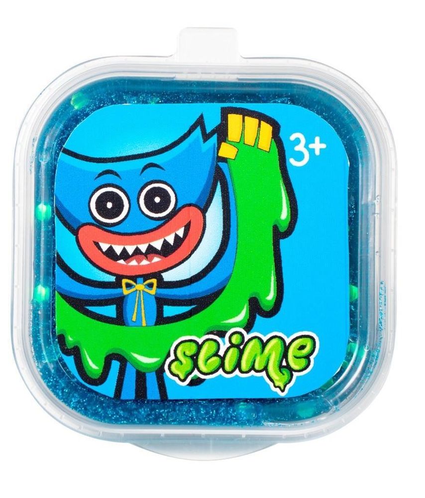 Игрушка для детей старше трех лет модели &quot;Slime&quot; синий с блестками