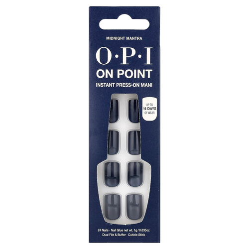 OPI, On Point, мгновенный массажер для лица, короткая, полуночная мантра, набор из 27 предметов