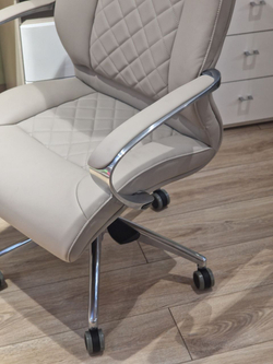Кресло офисное 2322 982665 grey color LEATHER