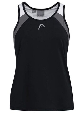 Женский топ теннисный Head Club 22 Tank Top W - черный