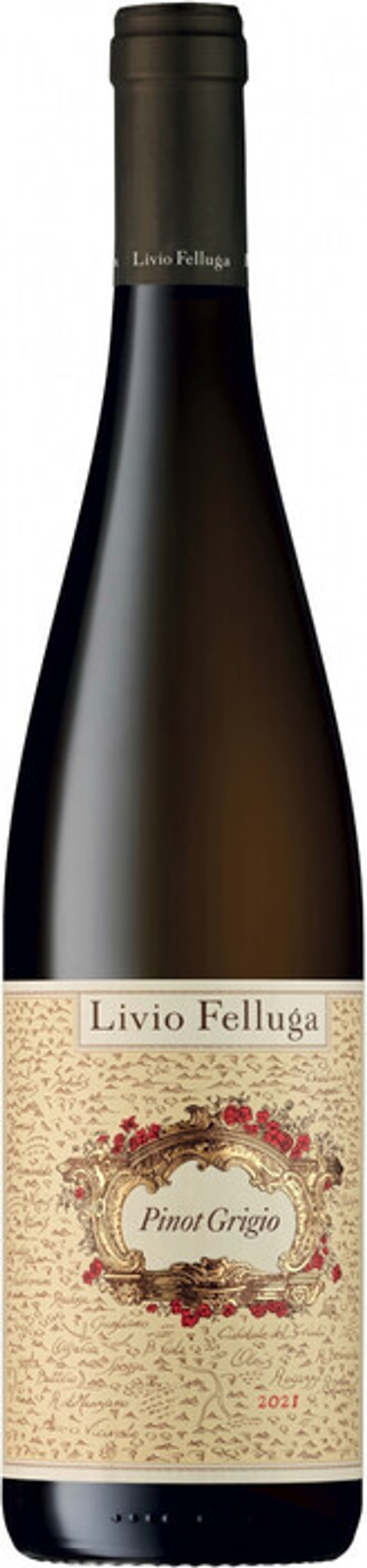 Вино Livio Felluga Pinot Grigio Colli Orientali Friuli DOC, 0,75 л.