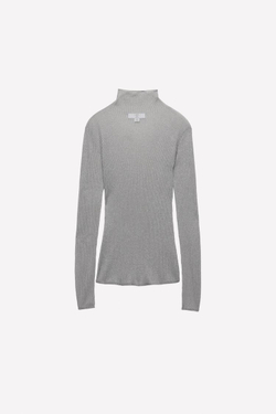 ZARA X LUDOVIC DE SAINT SERNIN ПОЛУПРОЗРАЧНЫЙ ТОП, СЕРЫЙ