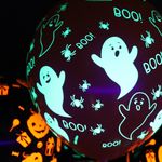 Шар (12"/30 см) Хэллоуин, Призрачные огни, Ассорти, пастель, 5 ст флюор 25 шт.