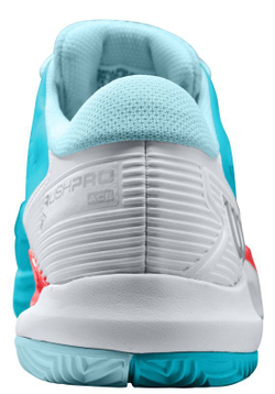 Женские Кроссовки теннисные Wilson Rush Pro Ace Clay W - scuba blue/white/fiery coral