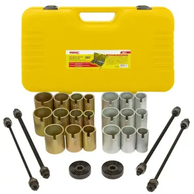 Набор инструментов для замены сайлентблоков, втулок и подшипников 26пр. WMC TOOLS WMC-933T1