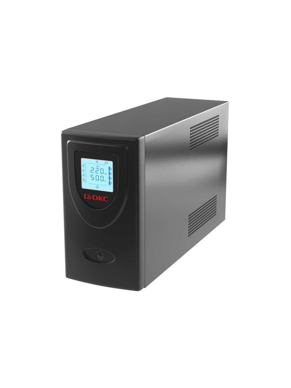 Источник бесперебойного питания ИБП линейно-интерактивный Info LCD 2000В.А/1200Вт 1/1.2xIEC C13 2xSchuko USB + RJ45 LCD 2x9A.ч DKC INFOLCD2000SI