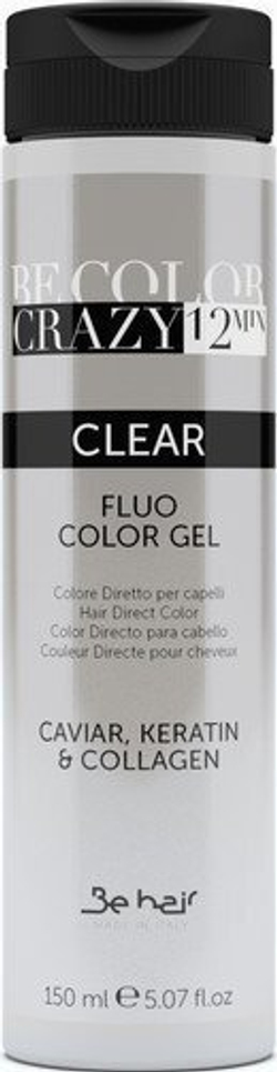 Be Hair Люминесцентный гель-краситель для волос прямого действия без аммиака - Be Color Crazy 12 Minute, 150мл