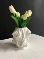 Кашпо гипсовое "Вечность" - Ваза интерьерная Декор