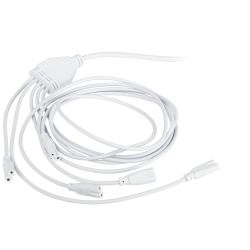 Разветвитель сетевой для линейных светильников ЭРА Разветвитель 5х IEC C7 2pin+timer на 5 точек с таймером 9, 12, 15H 2м