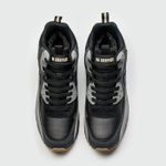 Кроссовки Nike Air Max 90 Mid Black Grey with Fur