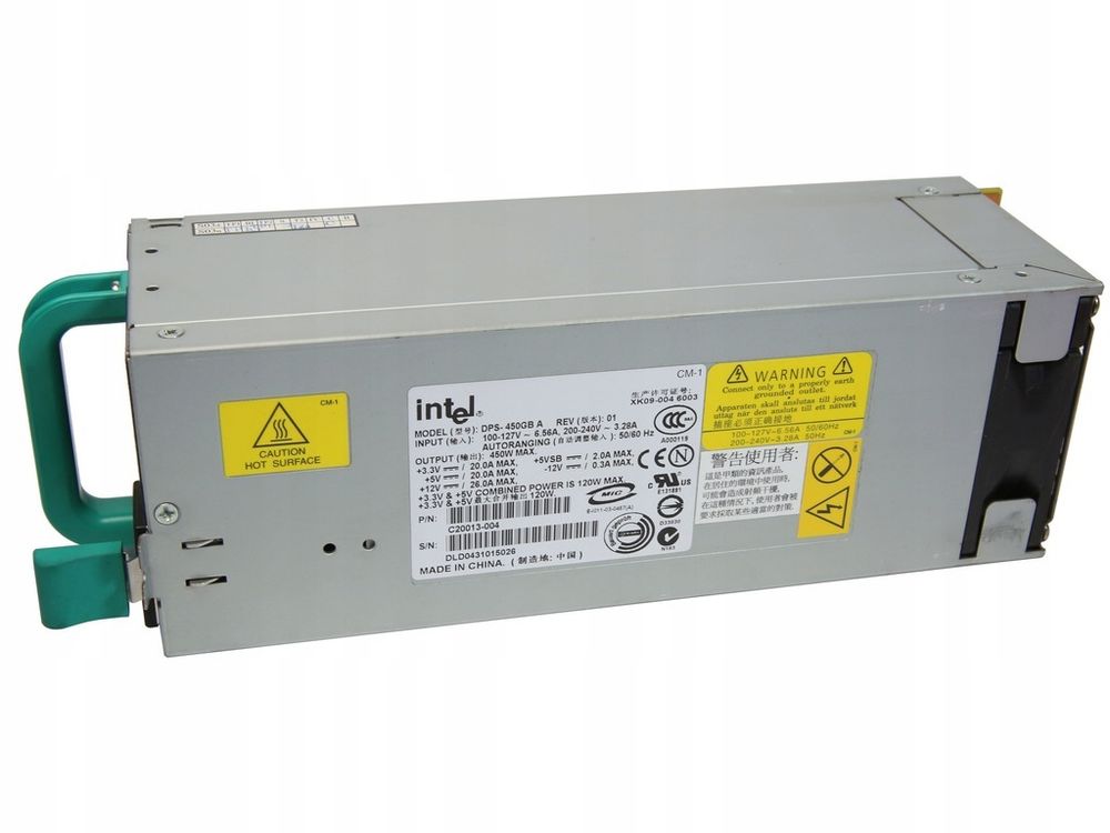 Блок питания Intel 450W SC5200 PSU C20013-004
