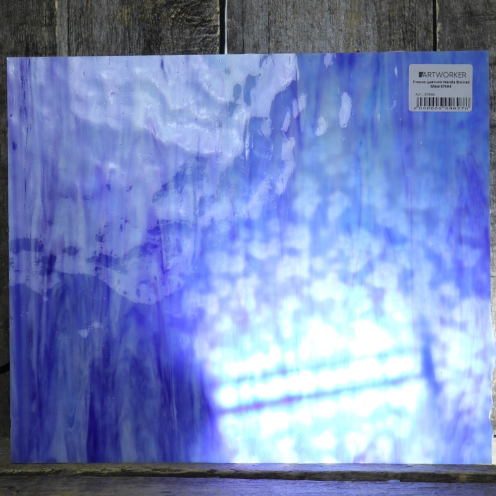 витражное стекло cинего цвета в листах купить с доставкой по всей России