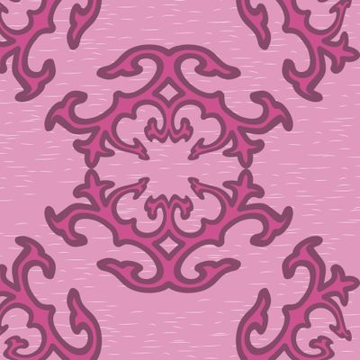 Розовый орнамент