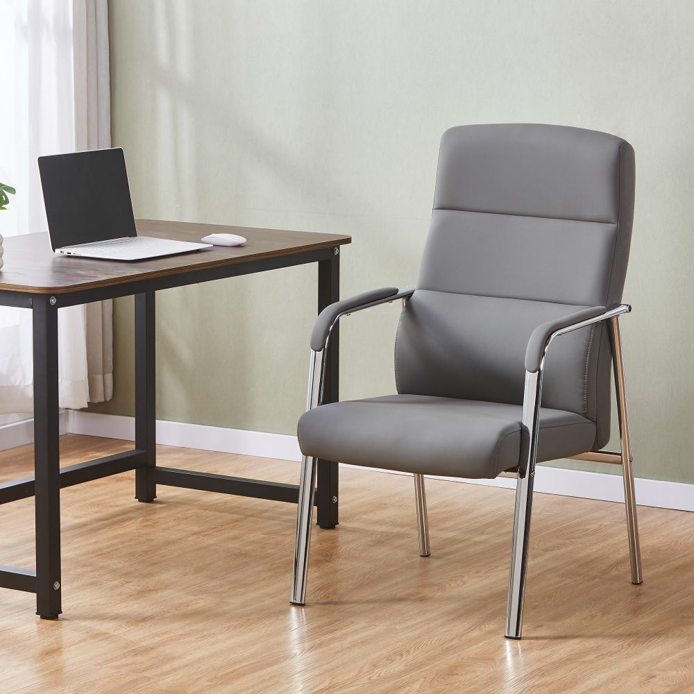 Кресло Everprof City Экокожа Серый