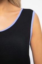 Сарафан Новый сезон (черно-голубой) П13629-10М LT Collection